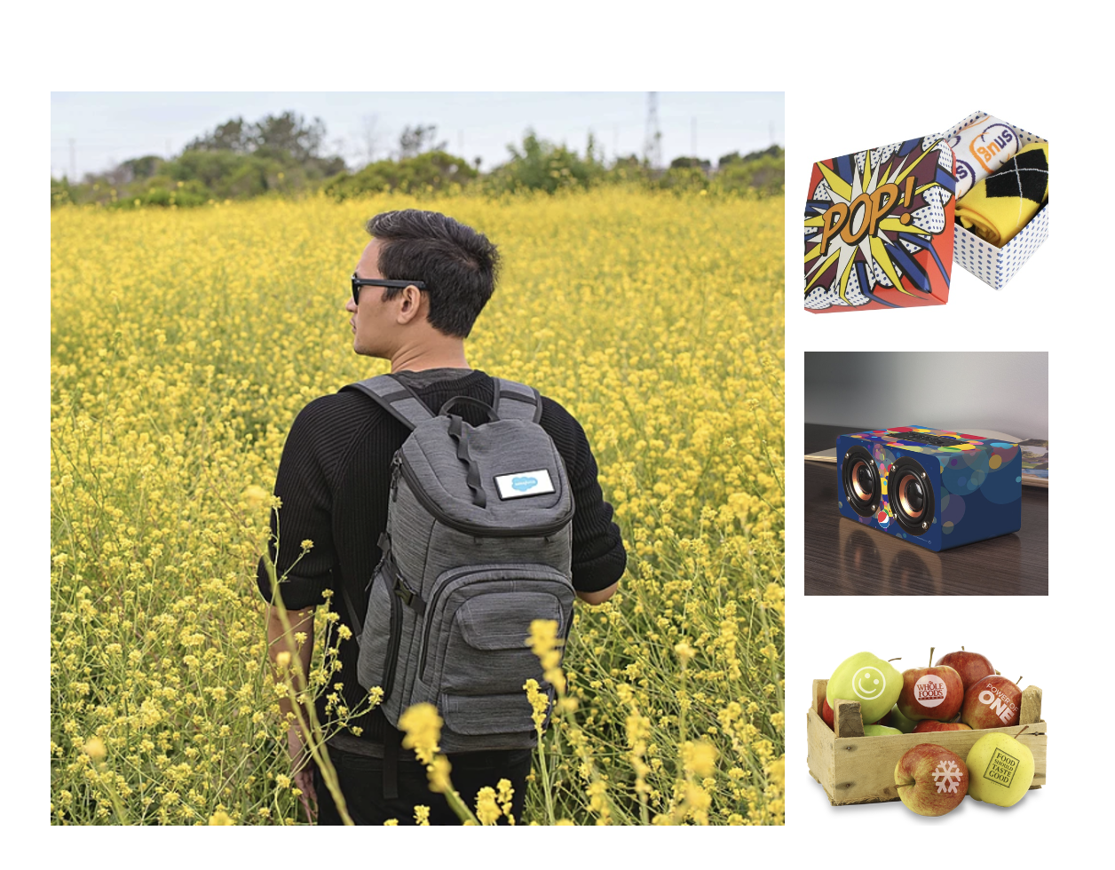 image of different types of creative branded merch