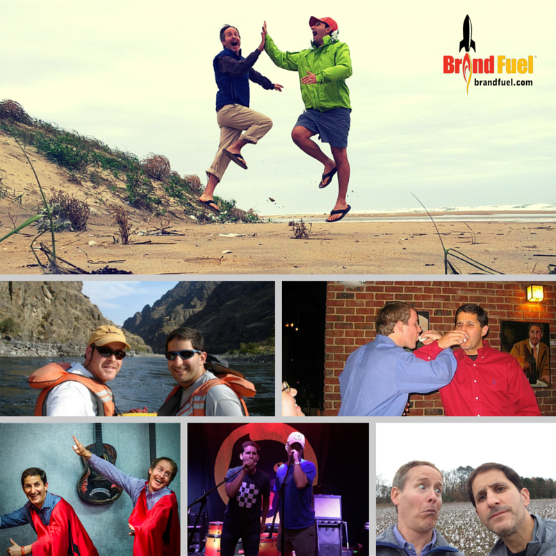 Image of Danny and Robert - co-founders of Brand Fuel