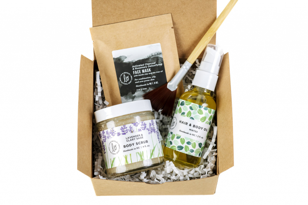 Lo & Behold natural skin care gift box